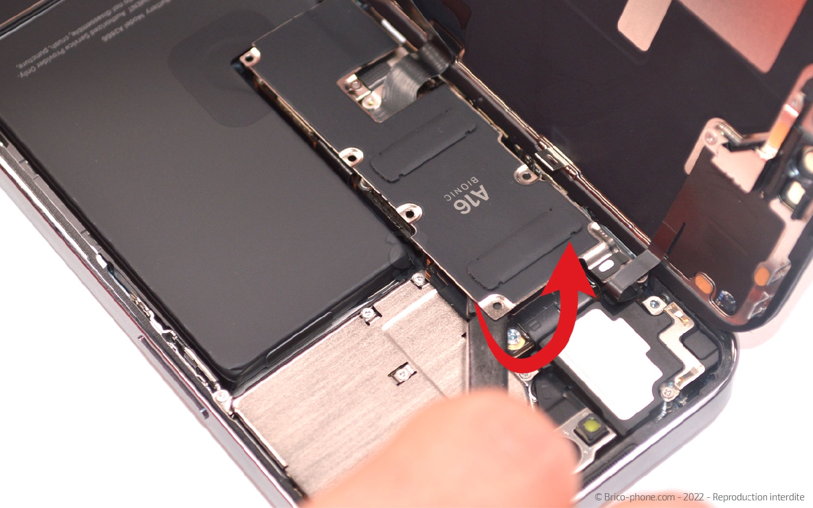 Comment changer la batterie sur iPhone 14 Pro photo 2