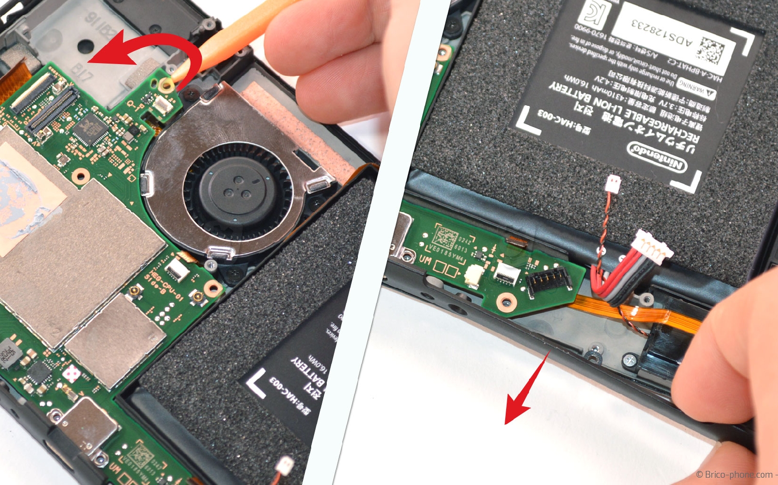 Comment changer le rail latéral sur Switch Oled photo 3