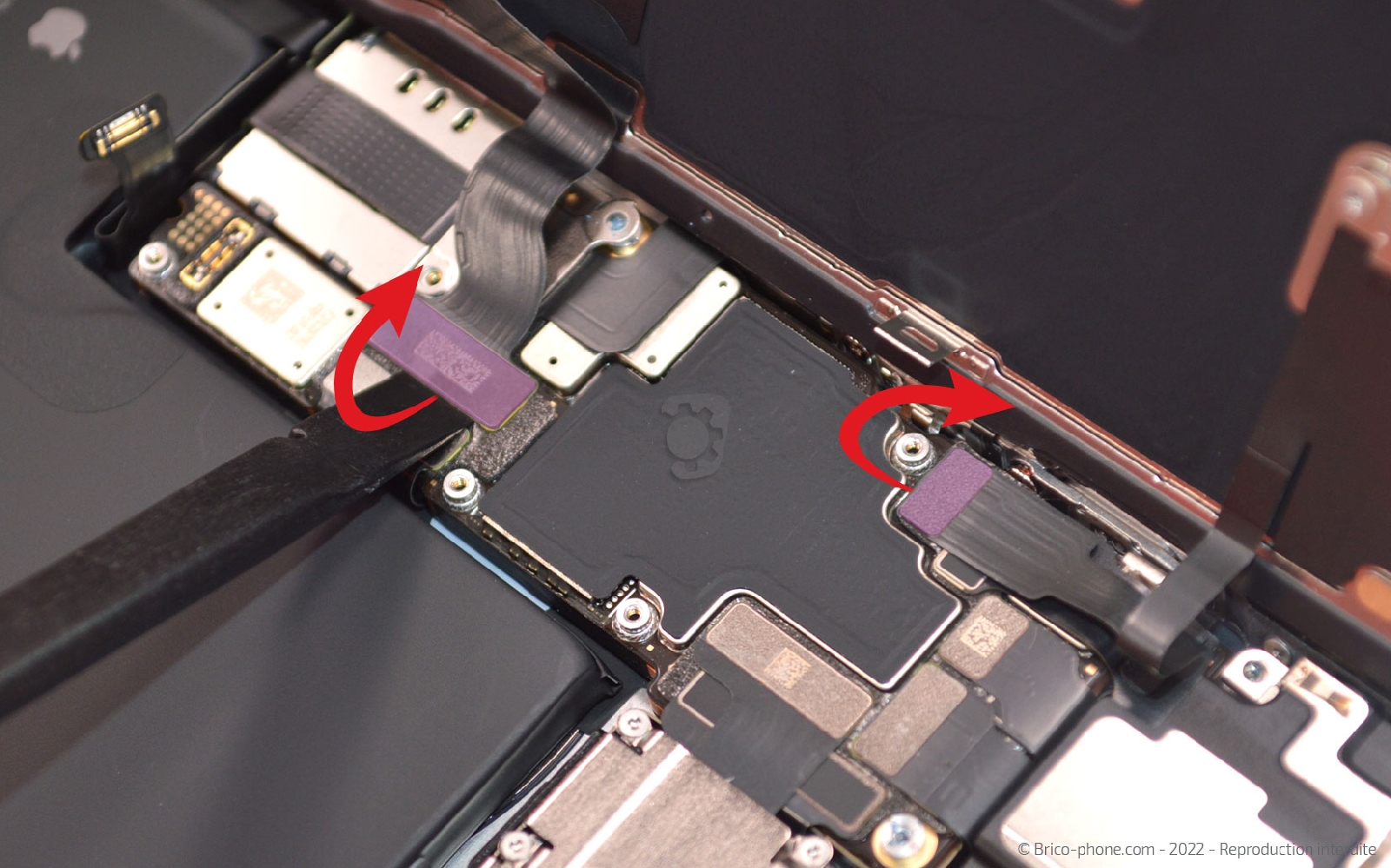 Comment remplacer le Taptic Engine (vibreur) sur iPhone 14 Pro photo 2