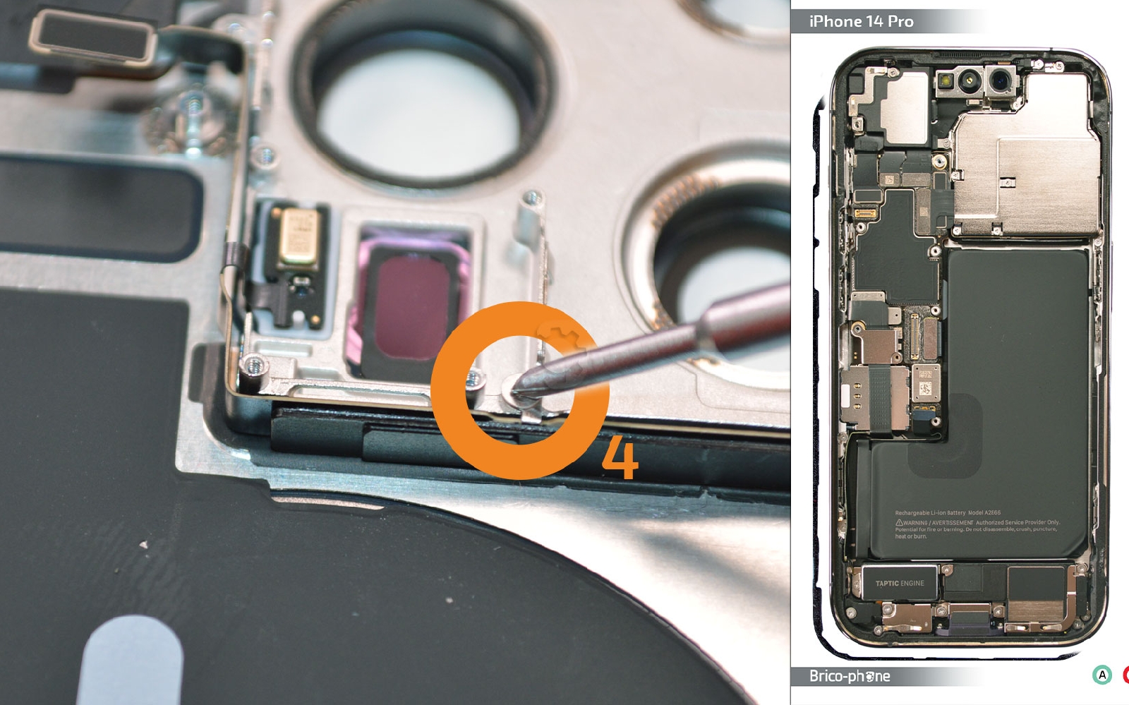 Guide de réparation sur iPhone 14 Pro photo 2