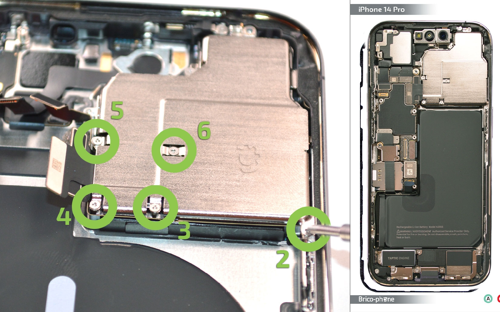 Guide de réparation sur iPhone 14 Pro photo 2
