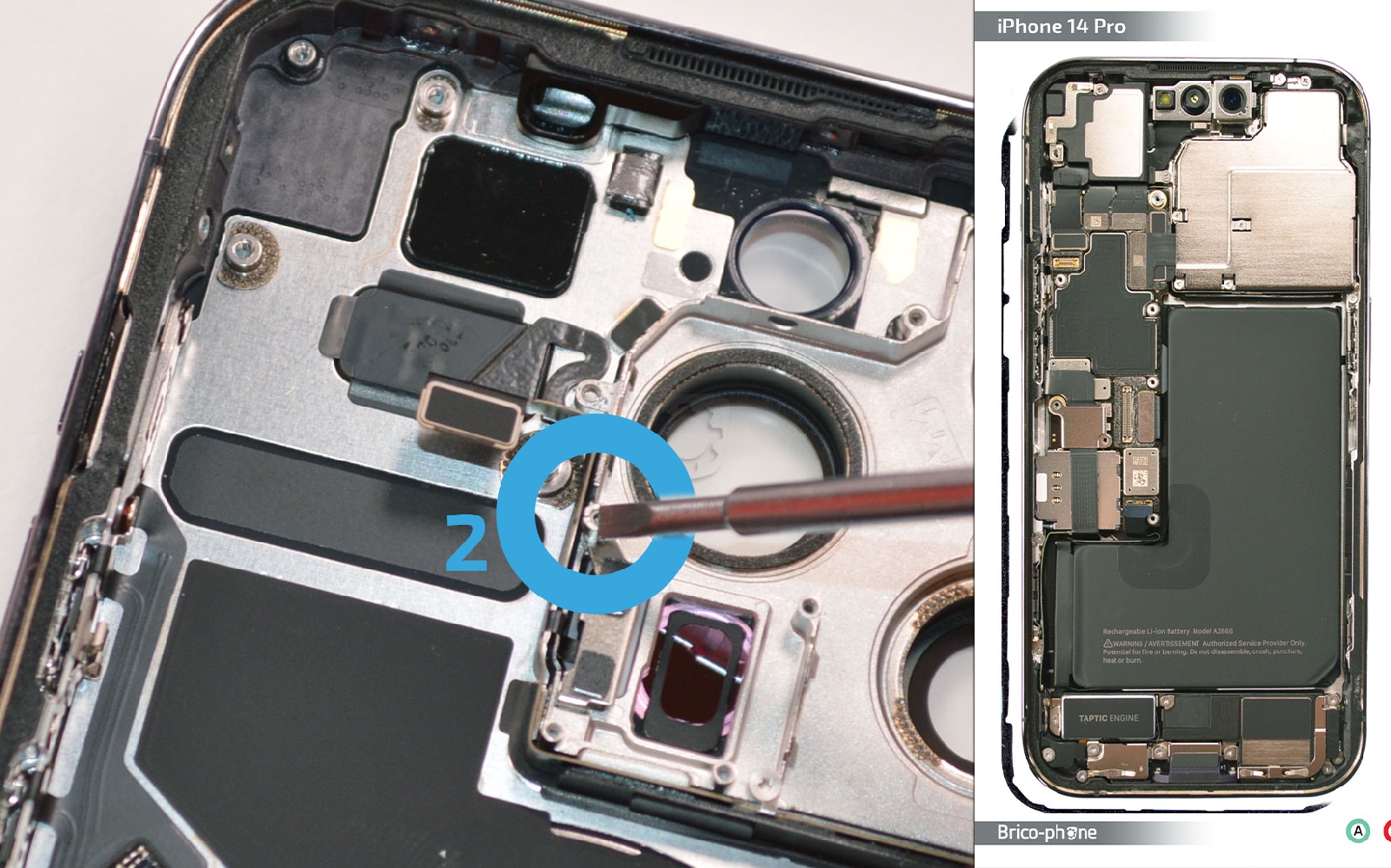 Guide de réparation sur iPhone 14 Pro photo 1