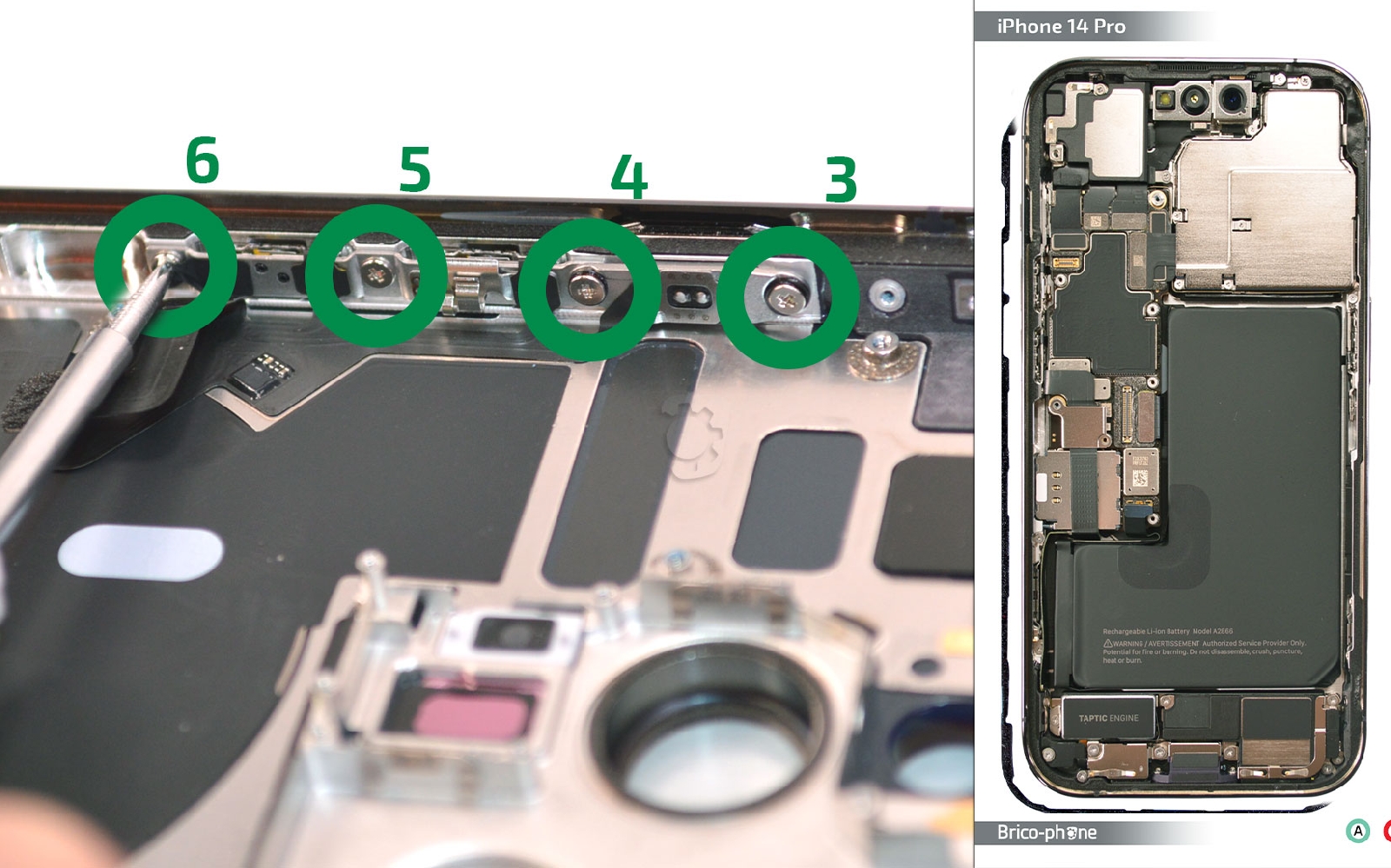 Guide de réparation sur iPhone 14 Pro photo 4