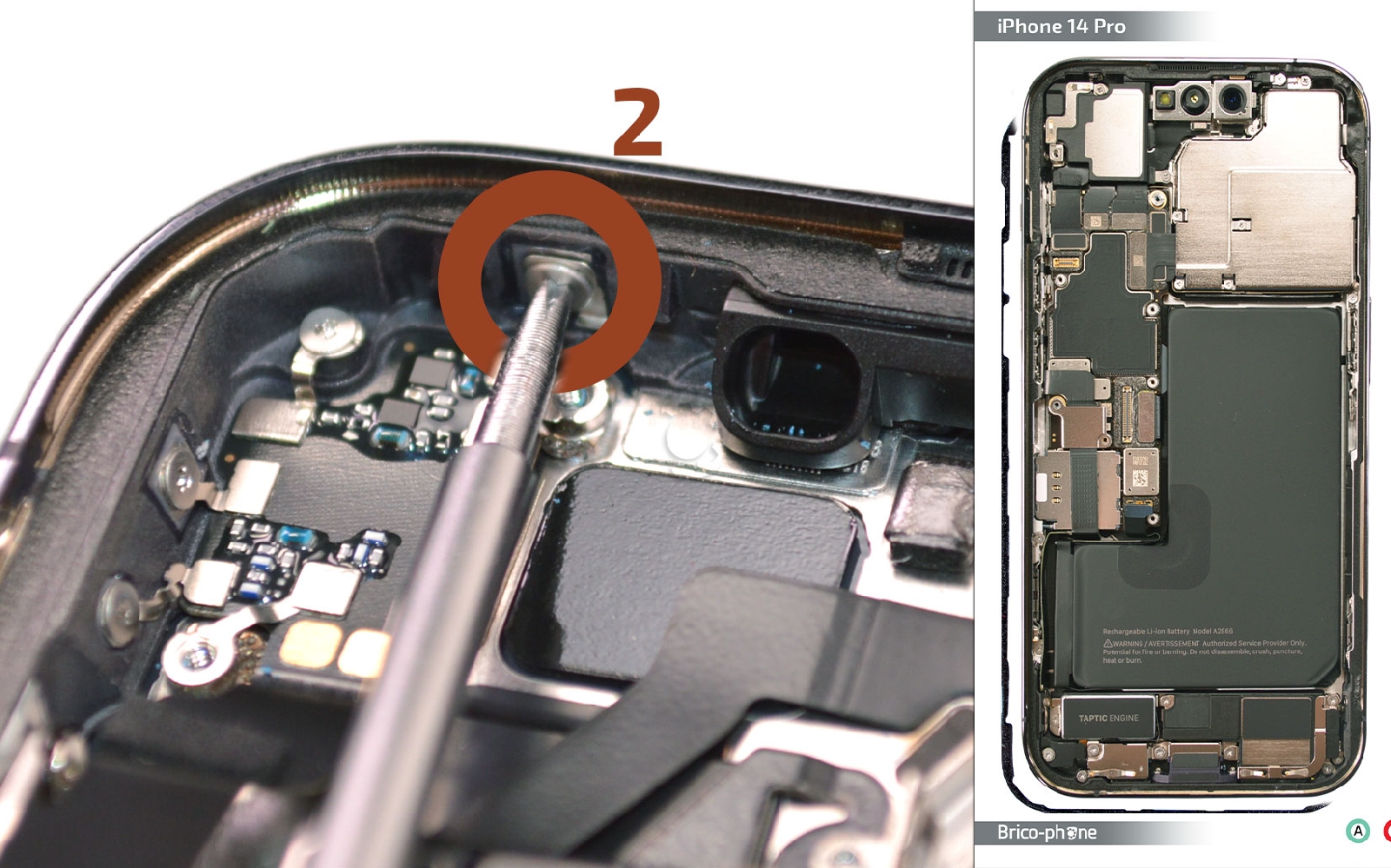 Guide de réparation sur iPhone 14 Pro photo 2