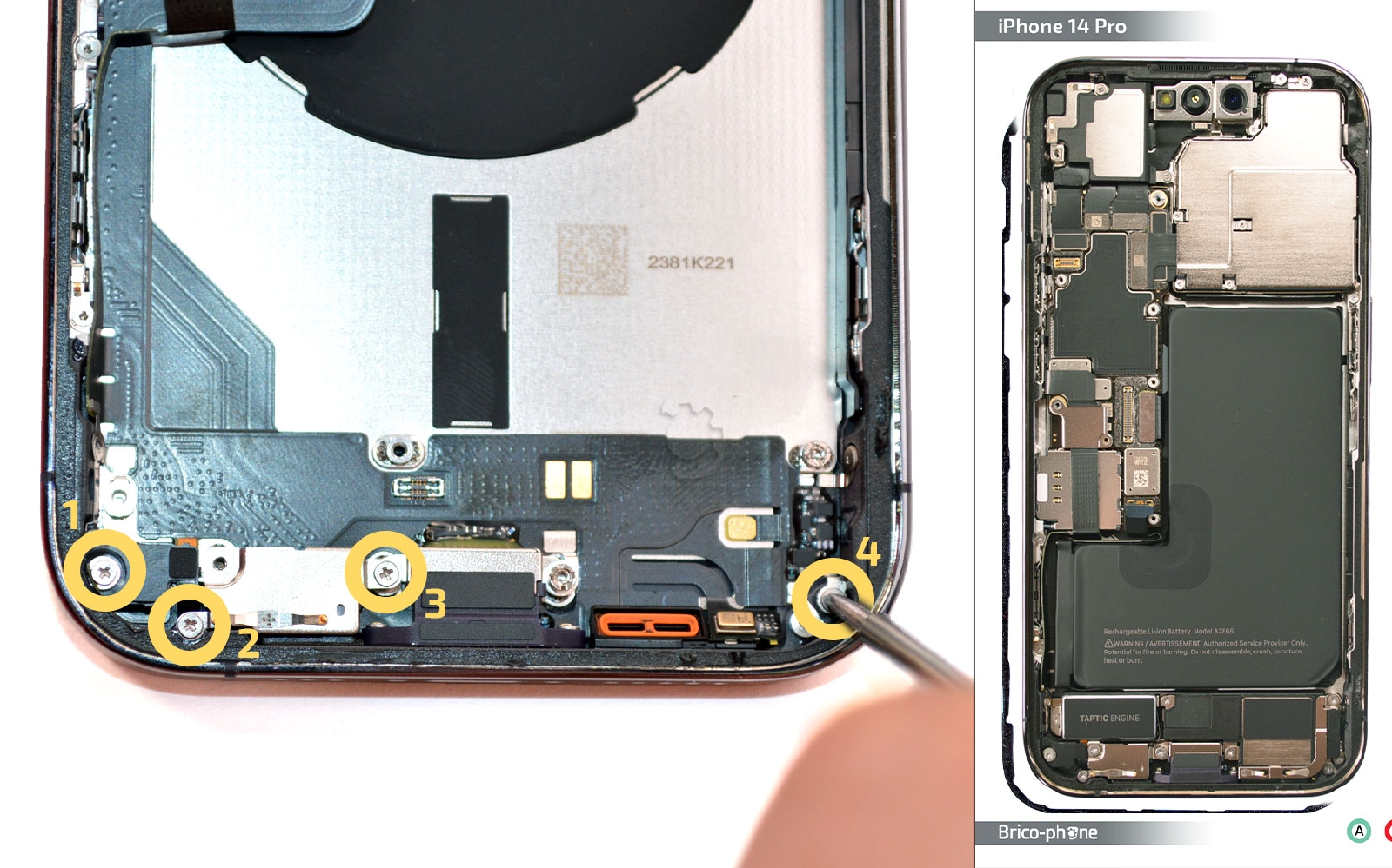 Guide de réparation sur iPhone 14 Pro photo 1