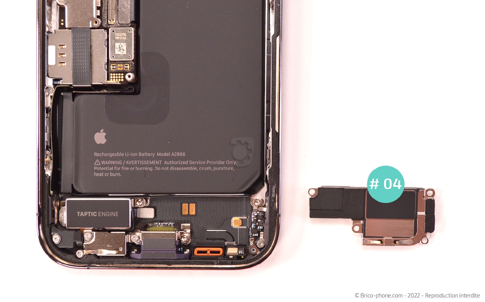 Guide de réparation sur iPhone 14 Pro photo 3