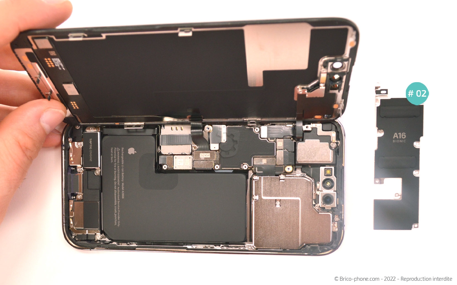 Guide de réparation sur iPhone 14 Pro photo 3
