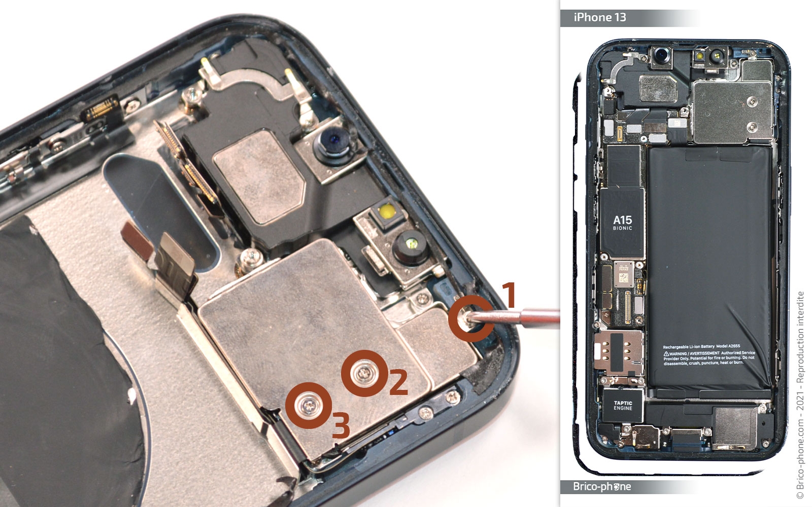 Comment remplacer le châssis complet sur iPhone 13 photo 1