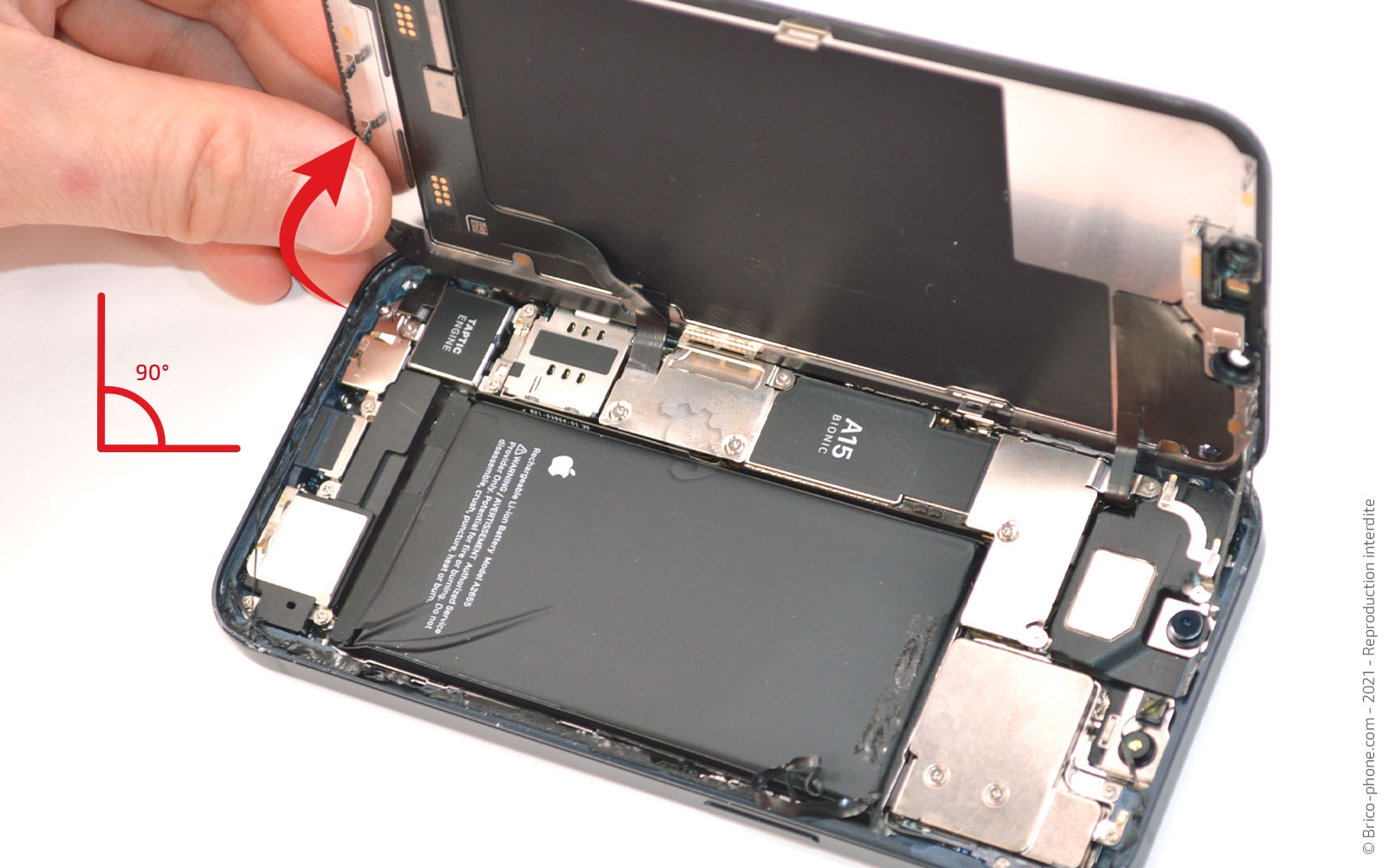 Comment remplacer le châssis complet sur iPhone 13 photo 2