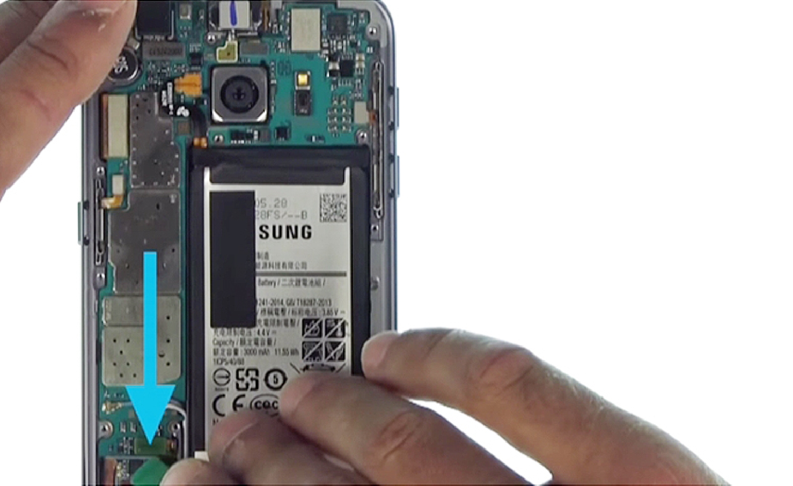 Changement d'écran (vitre+LCD) sur Galaxy S7 photo 1