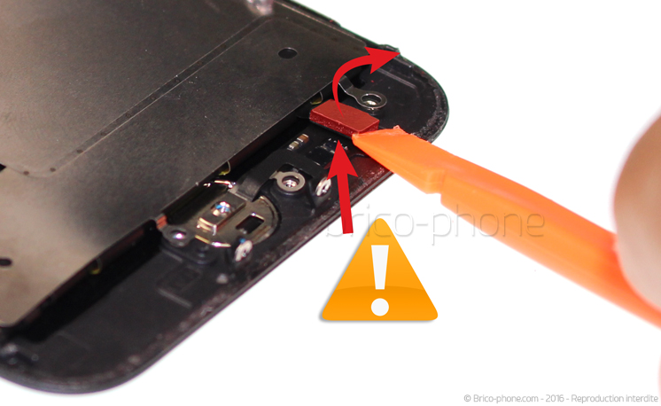 Changement d'écran complet pré-monté (châssis+vitre+LCD) sur iPhone 7 photo 1