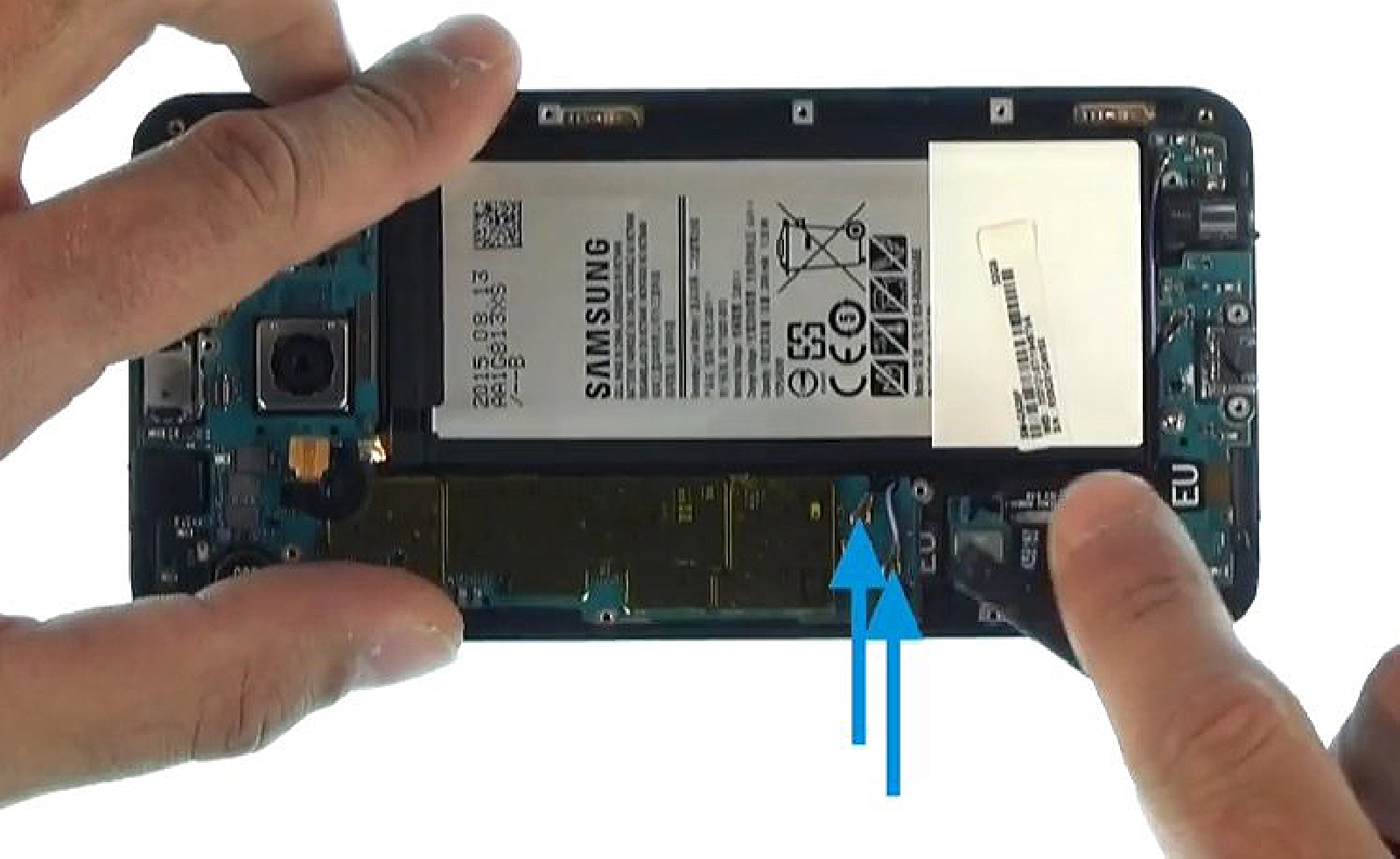 Changement d'écran (vitre+Amoled) sur Galaxy S6 Edge Plus photo 4