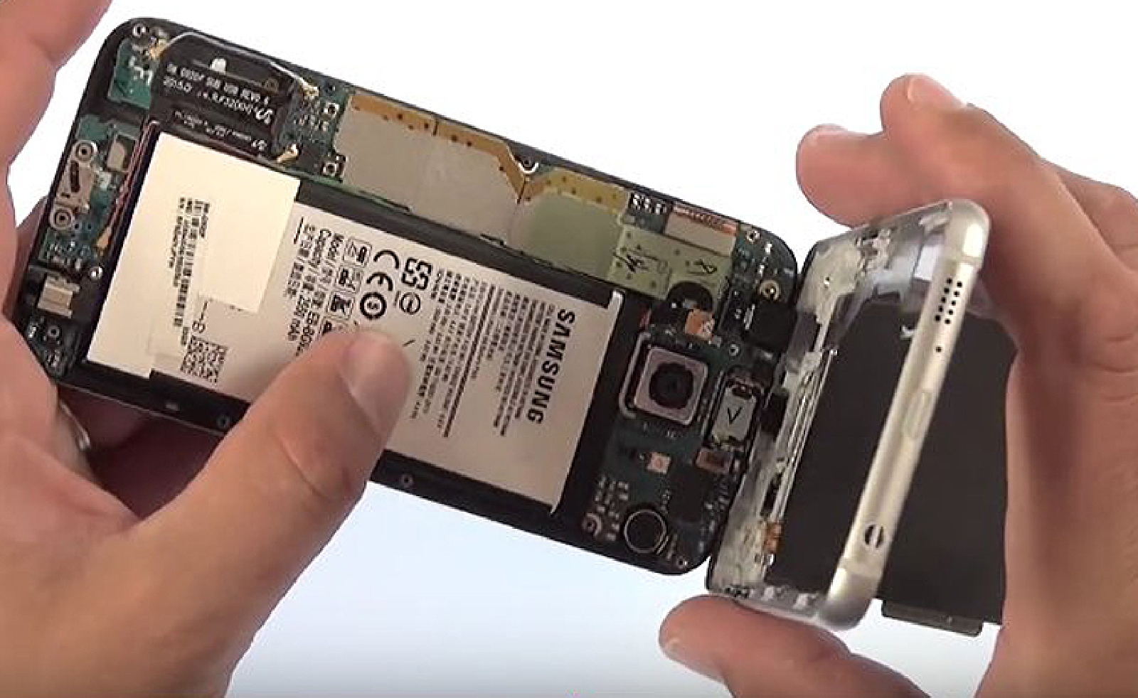 Changement d'écran (vitre+AMOLED) sur Galaxy S6 photo 3