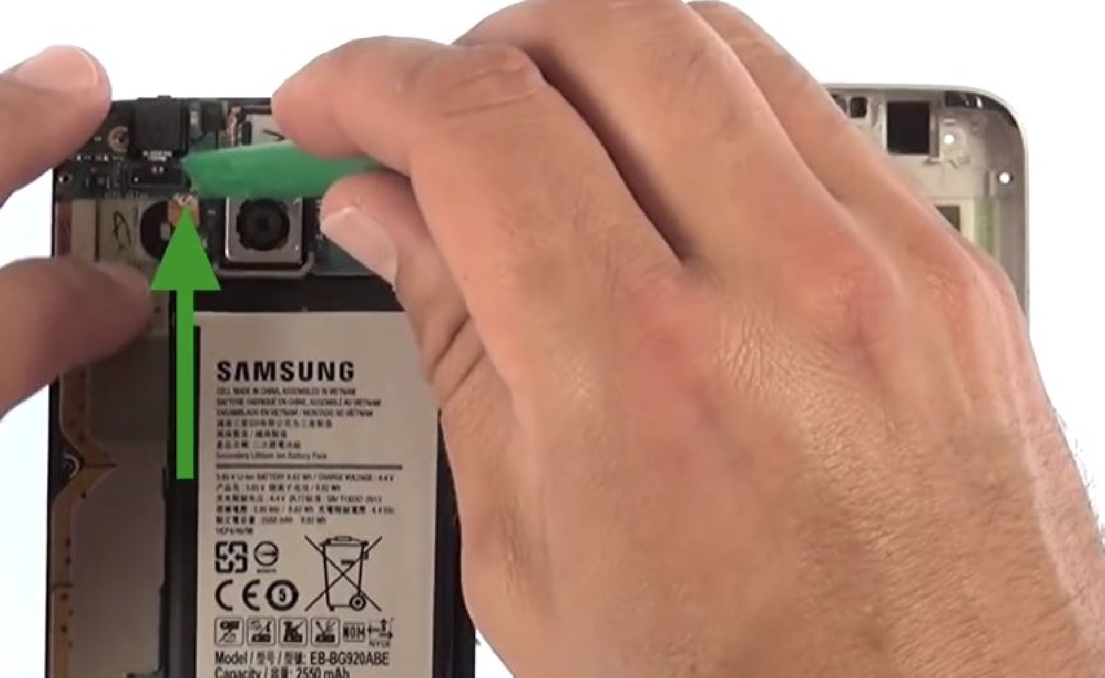 Changement d'écran (vitre+AMOLED) sur Galaxy S6 photo 1