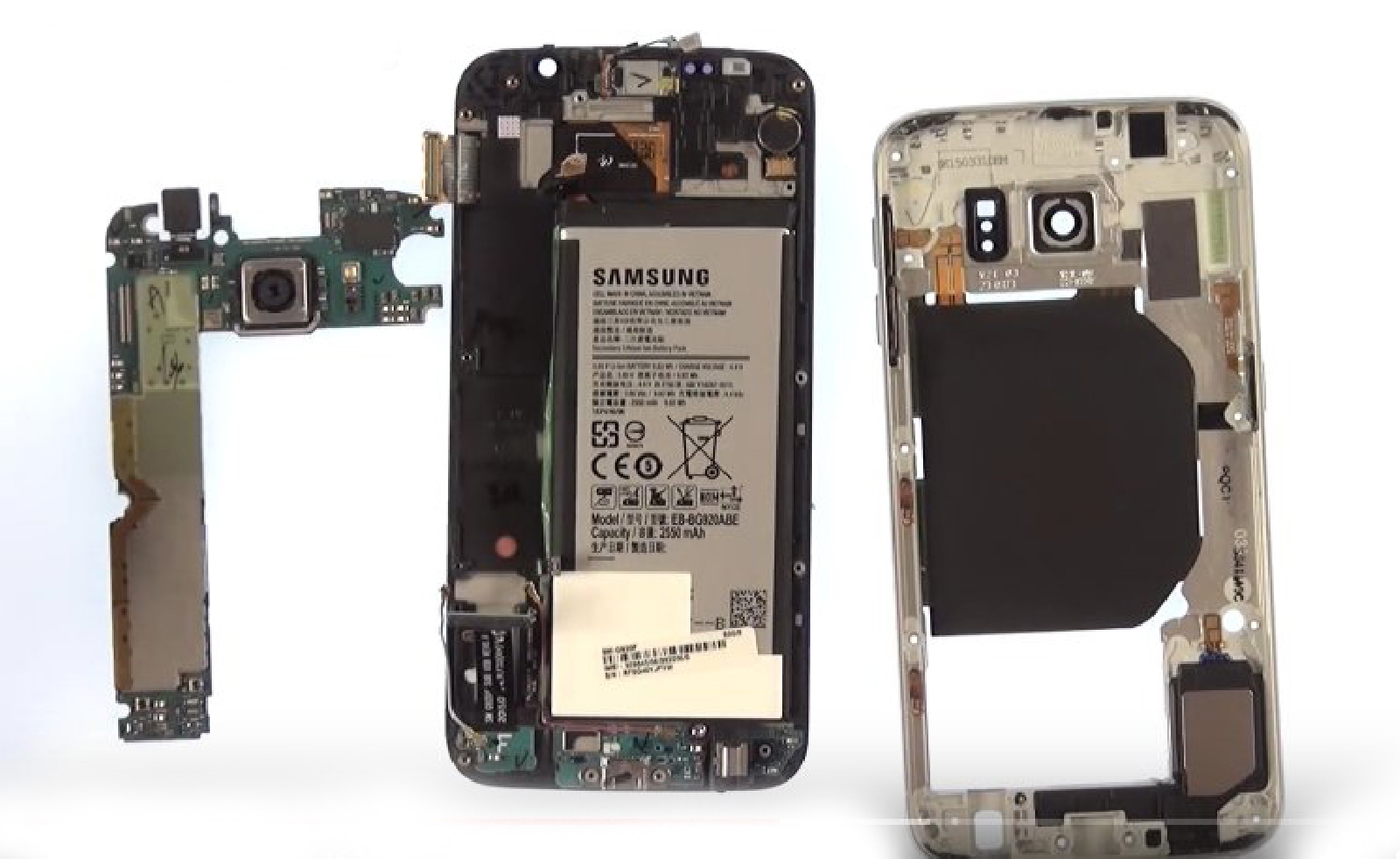 Changement d'écran (vitre+AMOLED) sur Galaxy S6 photo 4