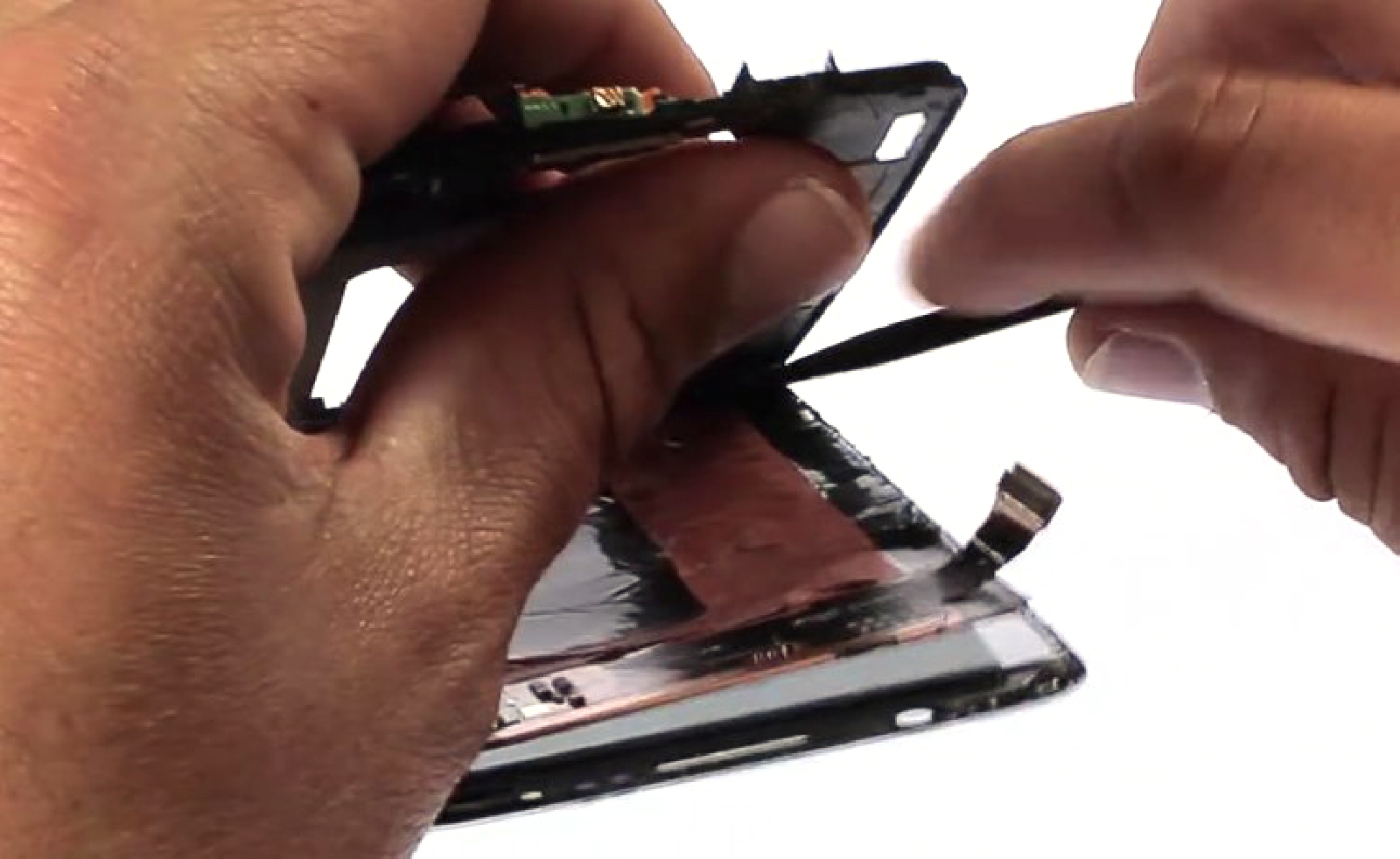 Changement d'écran (vitre+AMOLED) sur Galaxy S6 photo 2