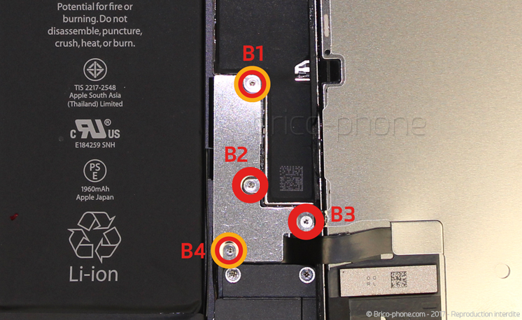Changement d'écran (vitre+LCD) sans éléments prémontés sur iPhone 7 photo 1
