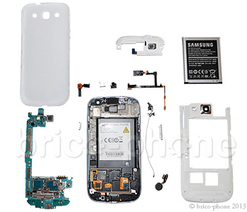 Changement d'écran (vitre+AMOLED) sur Galaxy S3 photo 1