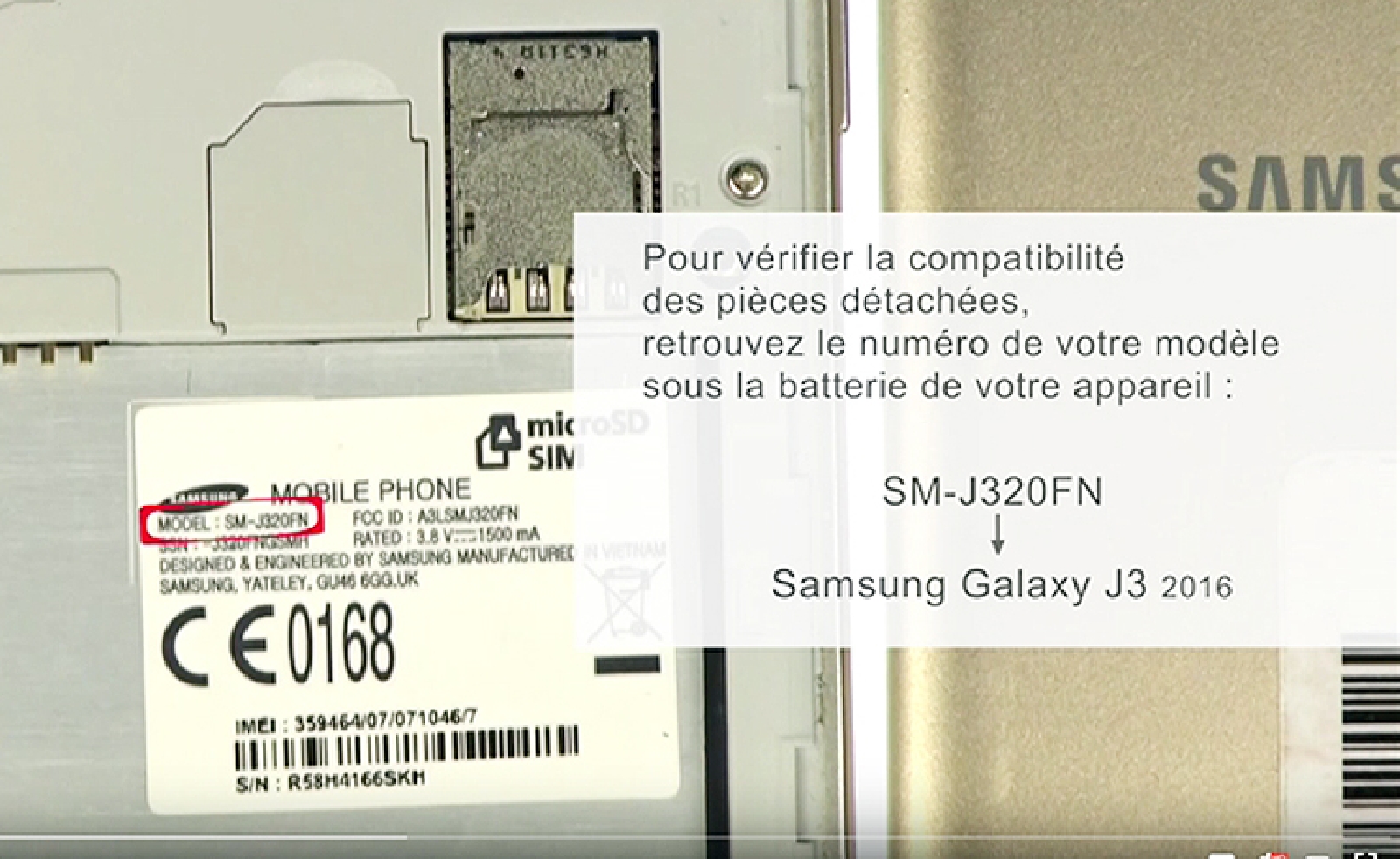 Changement d'écran (vitre+AMOLED) sur Galaxy J3 2016 photo 3