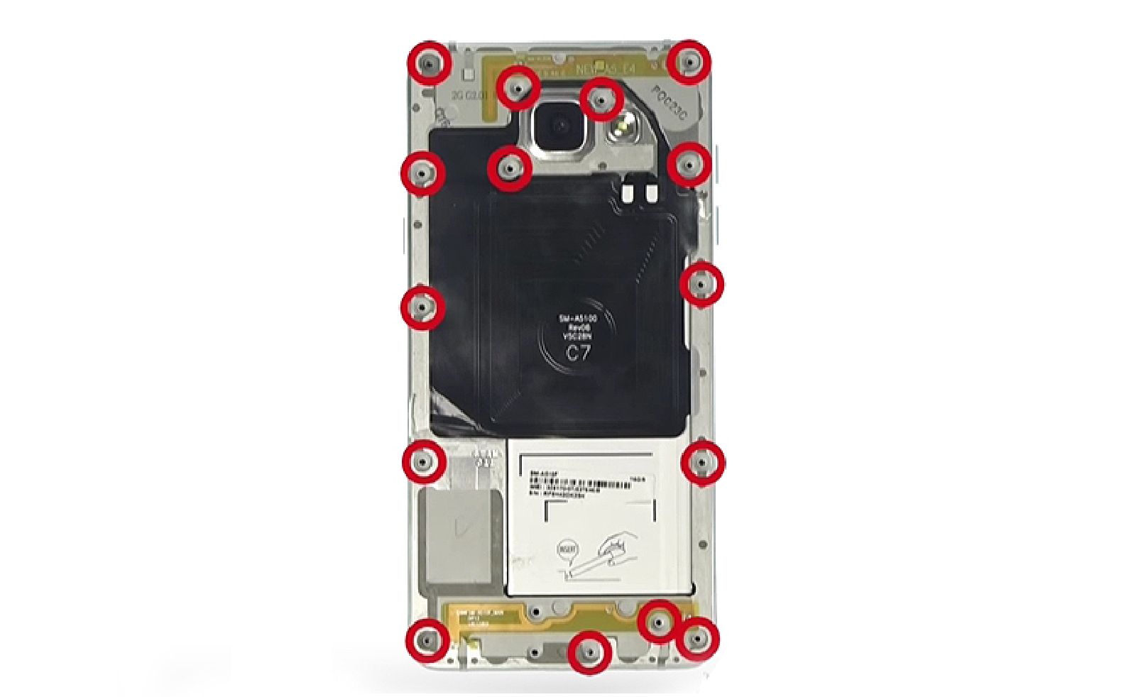 Changement de batterie sur Galaxy A5 2016 photo 1