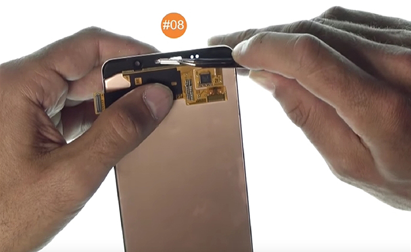 Changement d'écran (vitre+LCD) sur Galaxy A3 photo 2