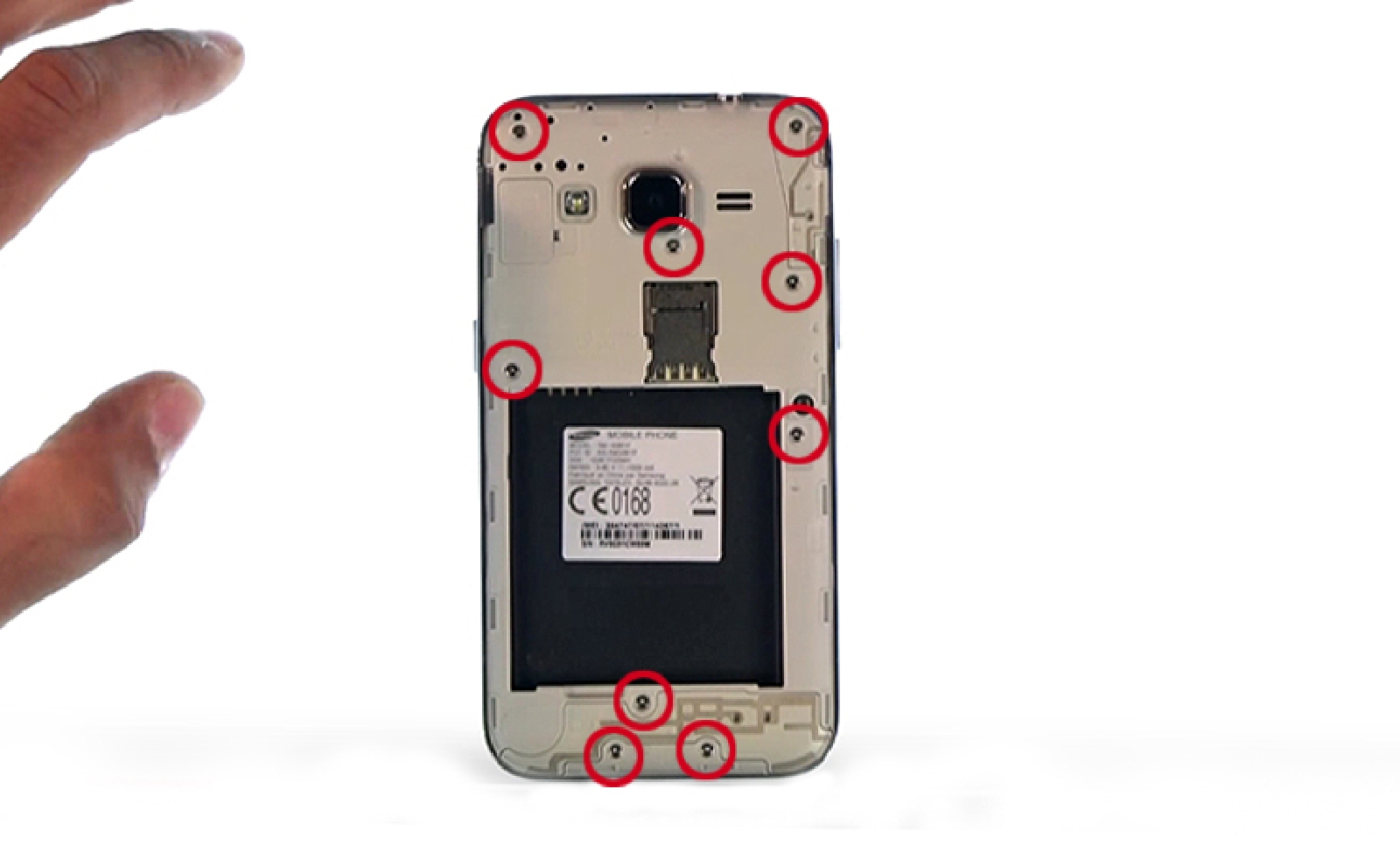 Changement d'écran (vitre+LCD) sur Galaxy Core Prime photo 1