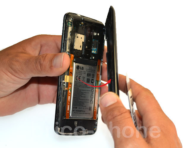 Changement d'écran (vitre+châssis+LCD) sur G2 photo 1