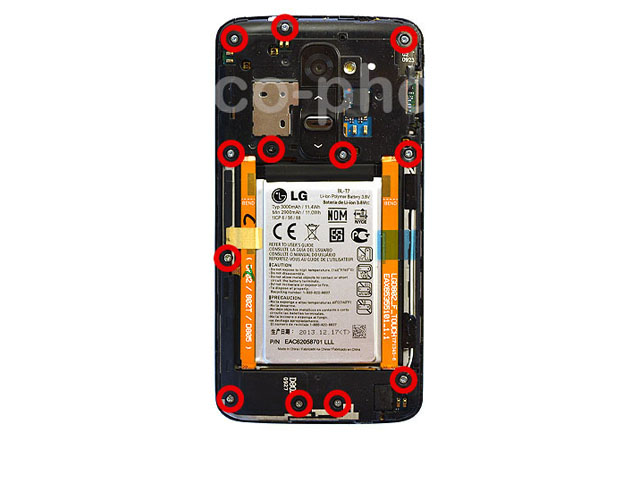 Changement d'écran (vitre+châssis+LCD) sur G2 photo 1