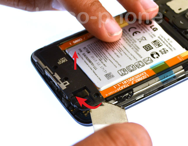 Changement d'écran (vitre+châssis+LCD) sur G2 photo 1