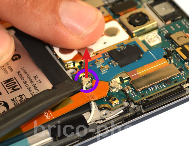 Changement d'écran (vitre+châssis+LCD) sur G2 photo 1