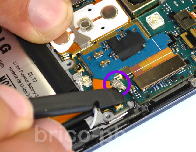 Changement d'écran (vitre+châssis+LCD) sur G2 photo 1