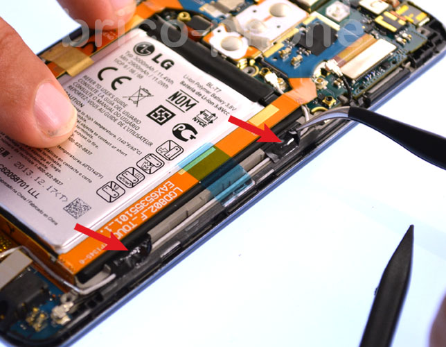 Changement d'écran (vitre+châssis+LCD) sur G2 photo 1