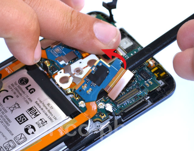 Changement d'écran (vitre+châssis+LCD) sur G2 photo 1