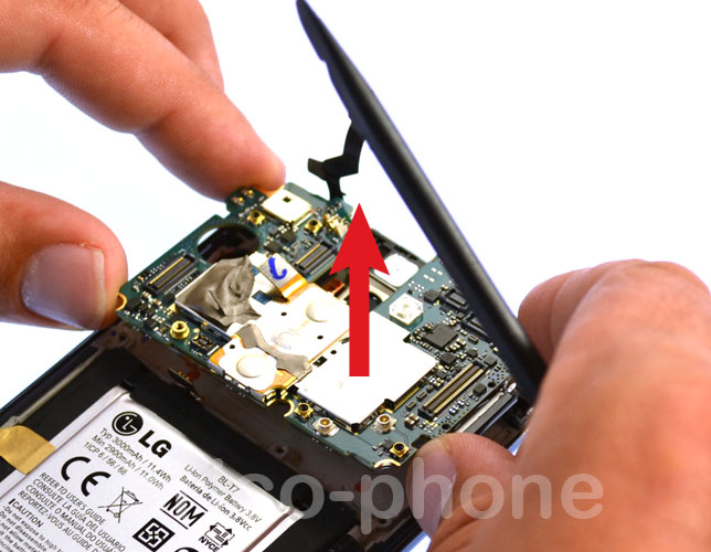 Changement d'écran (vitre+châssis+LCD) sur G2 photo 1