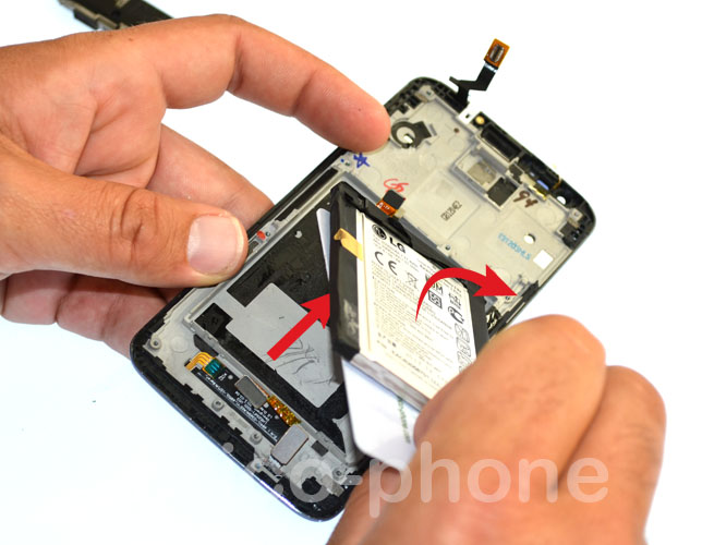 Changement d'écran (vitre+châssis+LCD) sur G2 photo 1