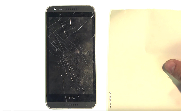 Changement de vitre seule sur Desire 620 photo 1