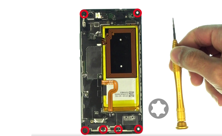 Changement de batterie sur P8 Lite photo 1