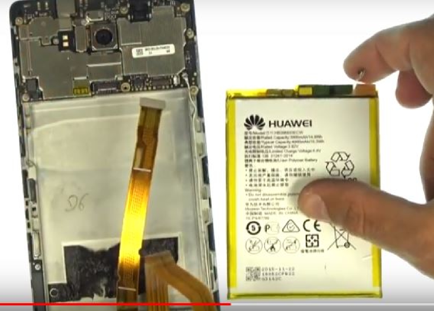 Changement d'écran (vitre+châssis+LCD) sur Mate 8 photo 2