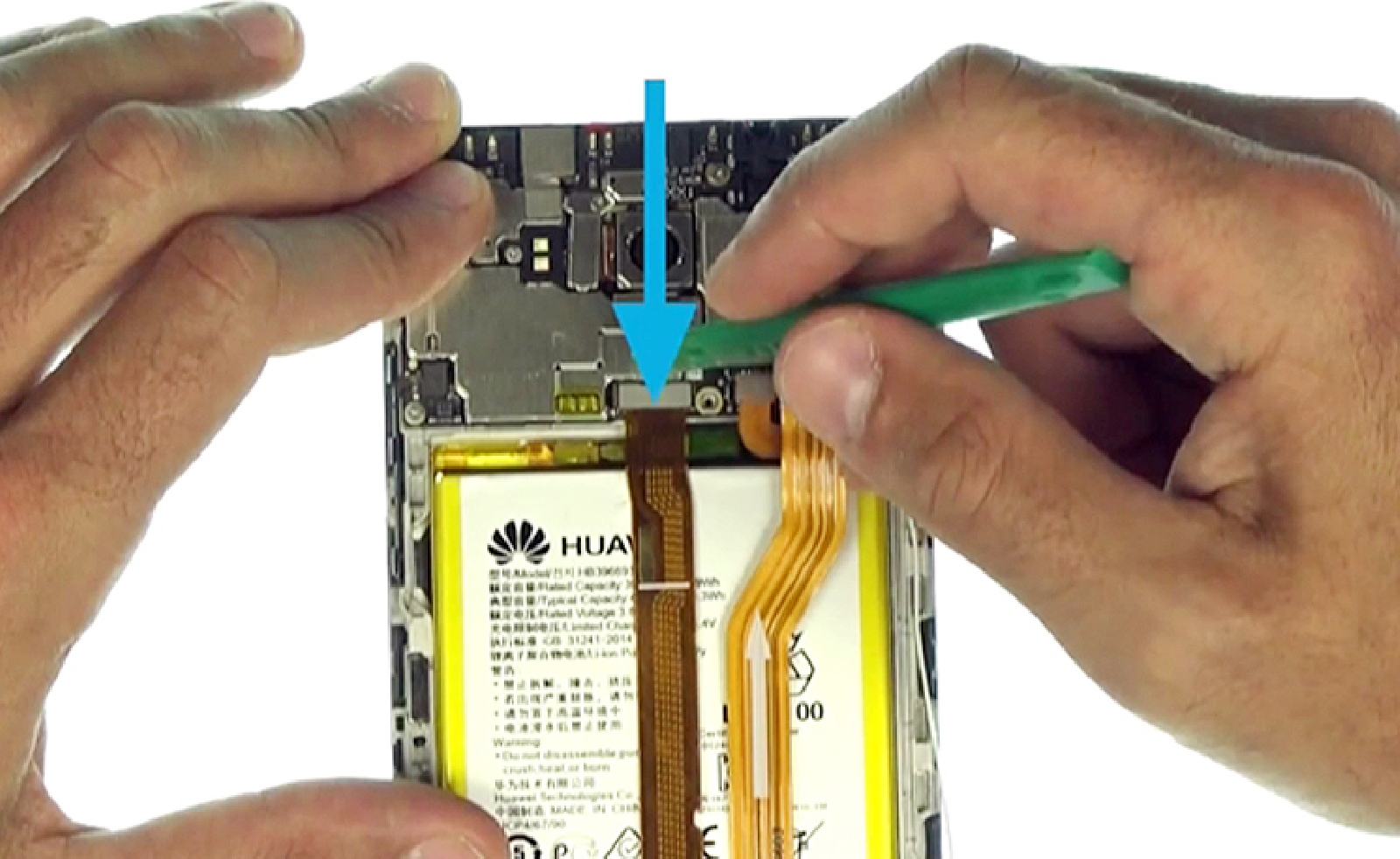 Changement d'écran (vitre+châssis+LCD) sur Mate 8 photo 3