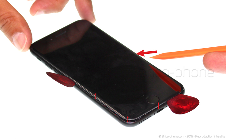 Changement de nappe caméra avant Facetime sur iPhone 7 photo 2