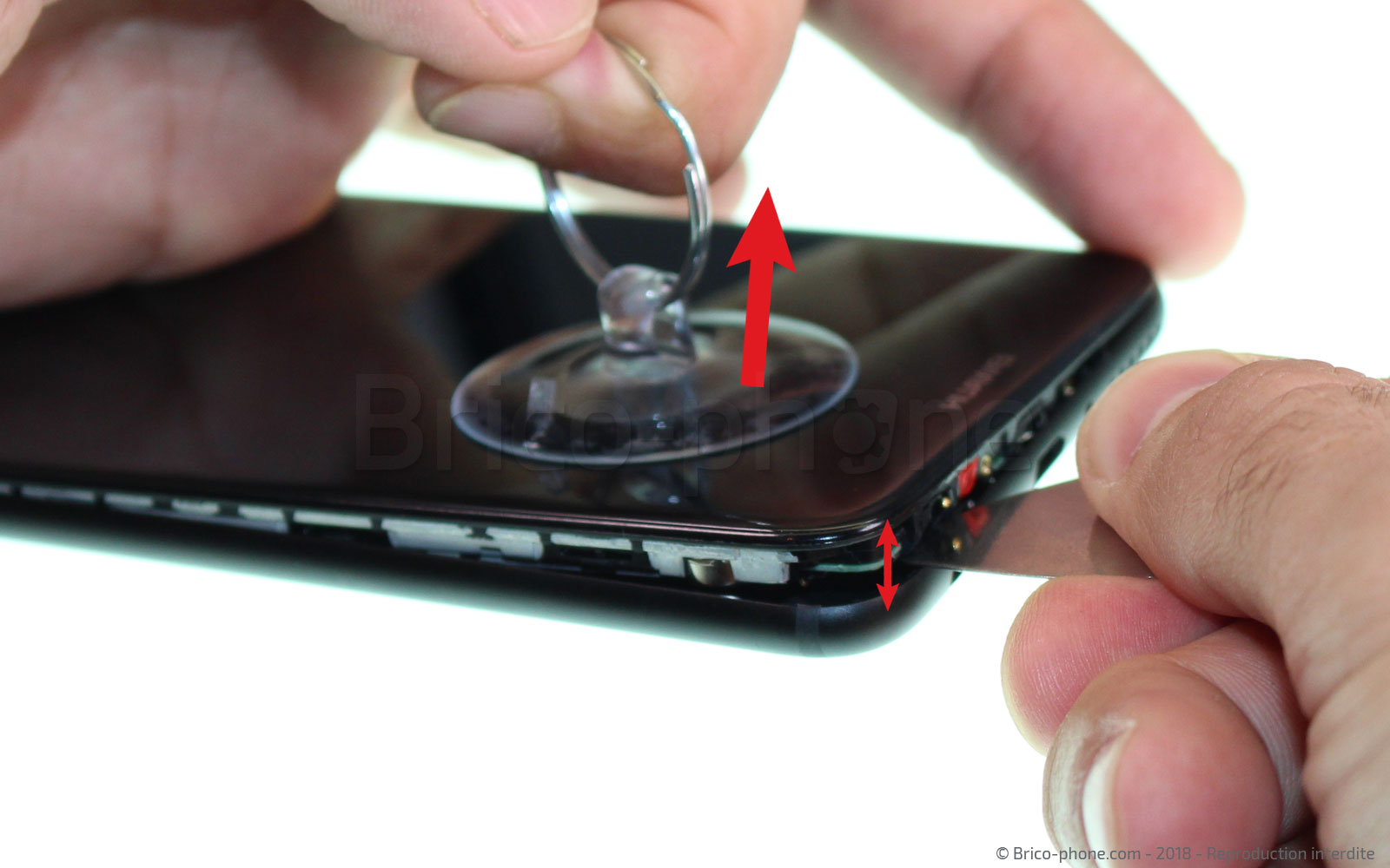 Changement d'écran (vitre+LCD+batterie) sur Mate 10 Lite photo 4