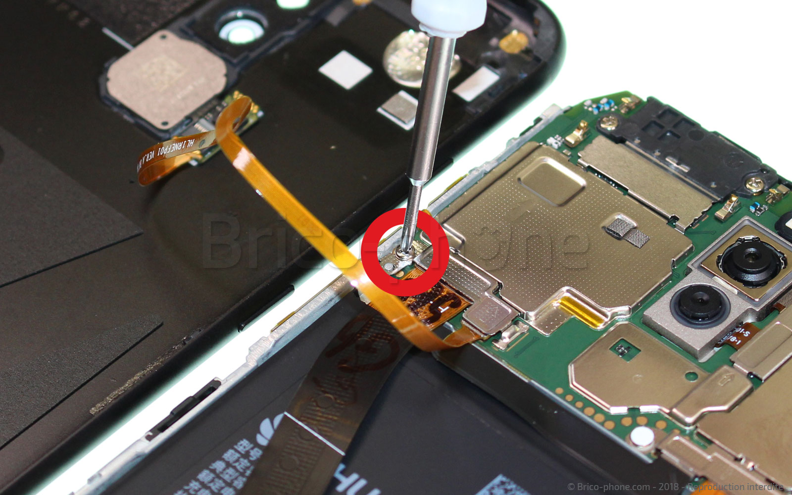 Changement d'écran (vitre+LCD+batterie) sur Mate 10 Lite photo 1