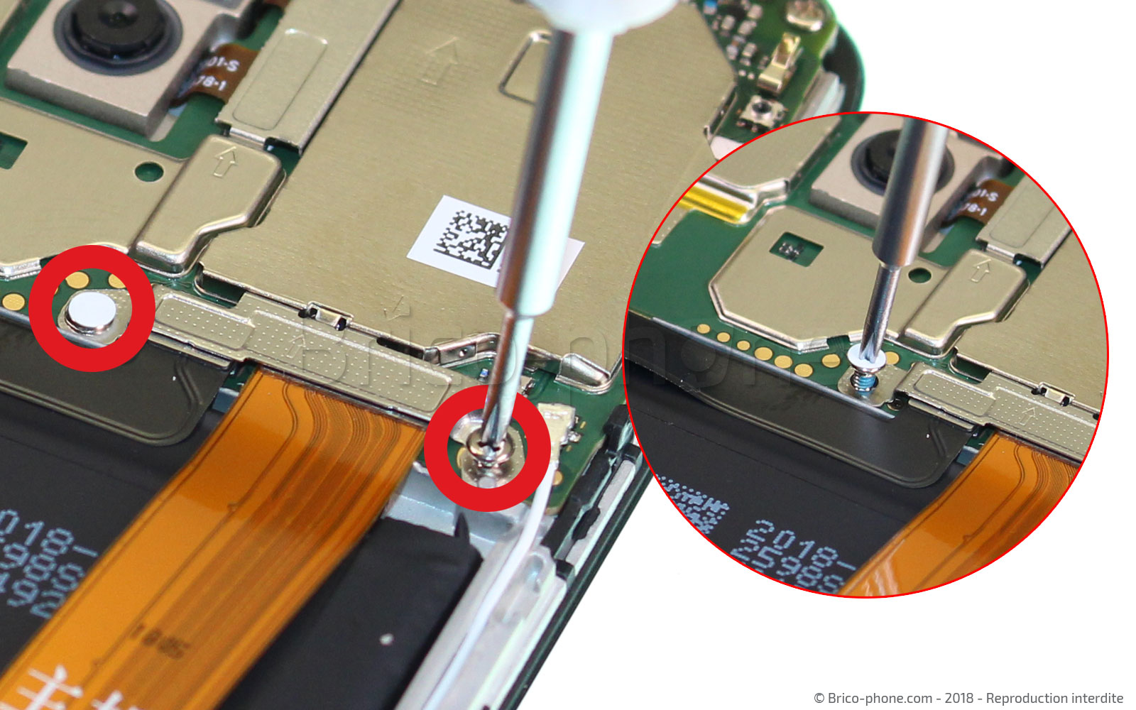 Changement d'écran (vitre+LCD+batterie) sur Mate 10 Lite photo 1