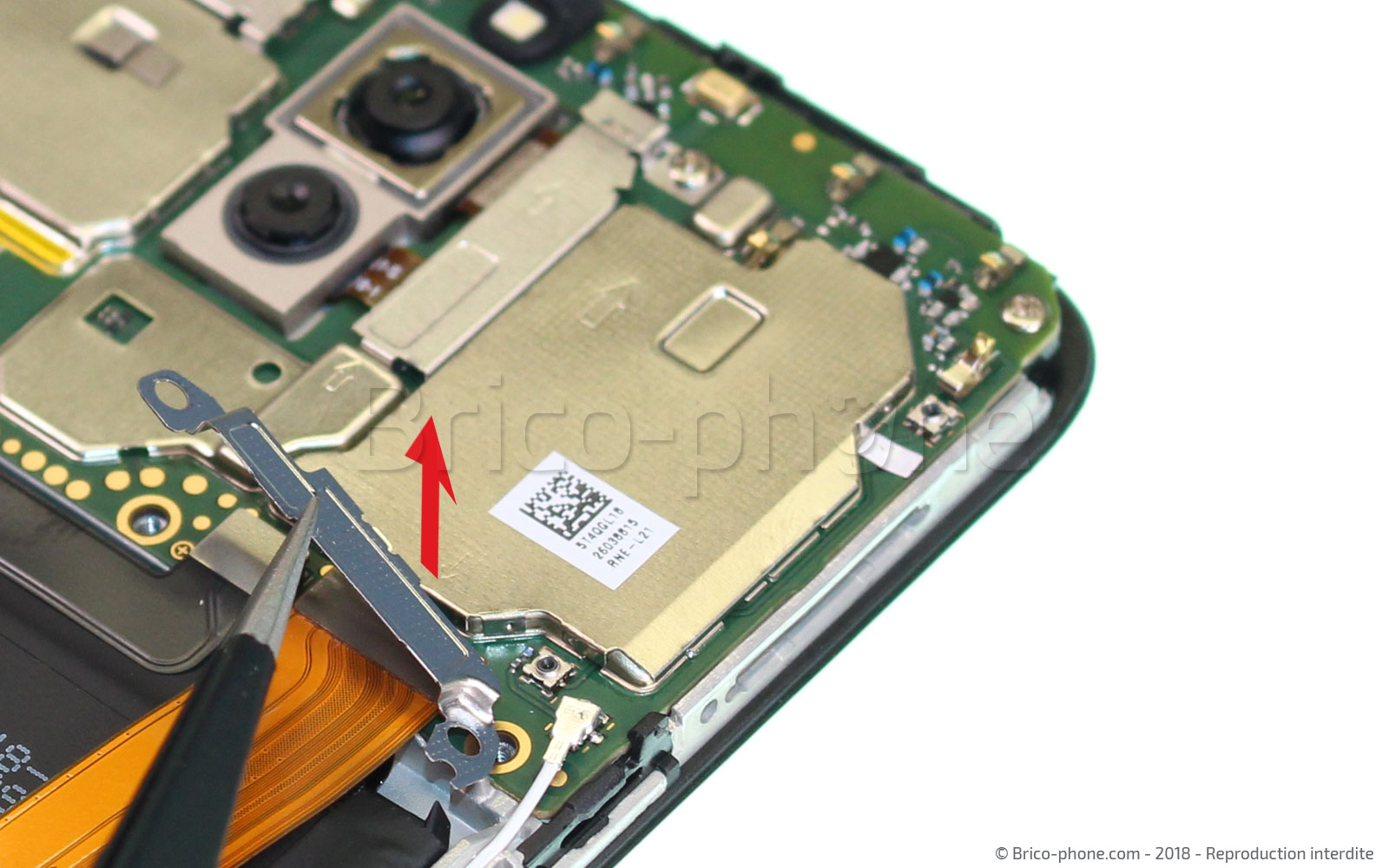 Changement d'écran (vitre+LCD+batterie) sur Mate 10 Lite photo 2