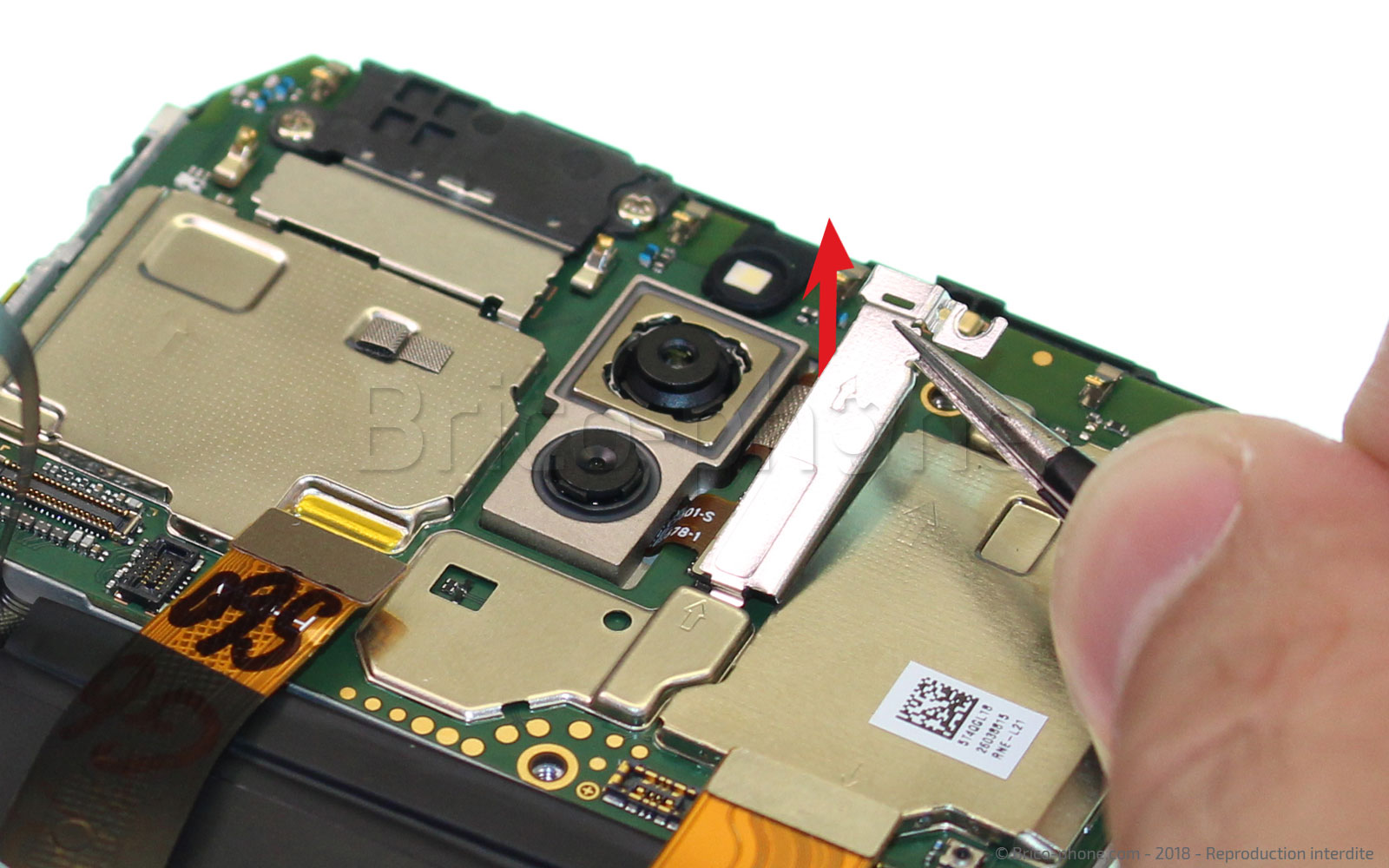 Changement d'écran (vitre+LCD+batterie) sur Mate 10 Lite photo 2