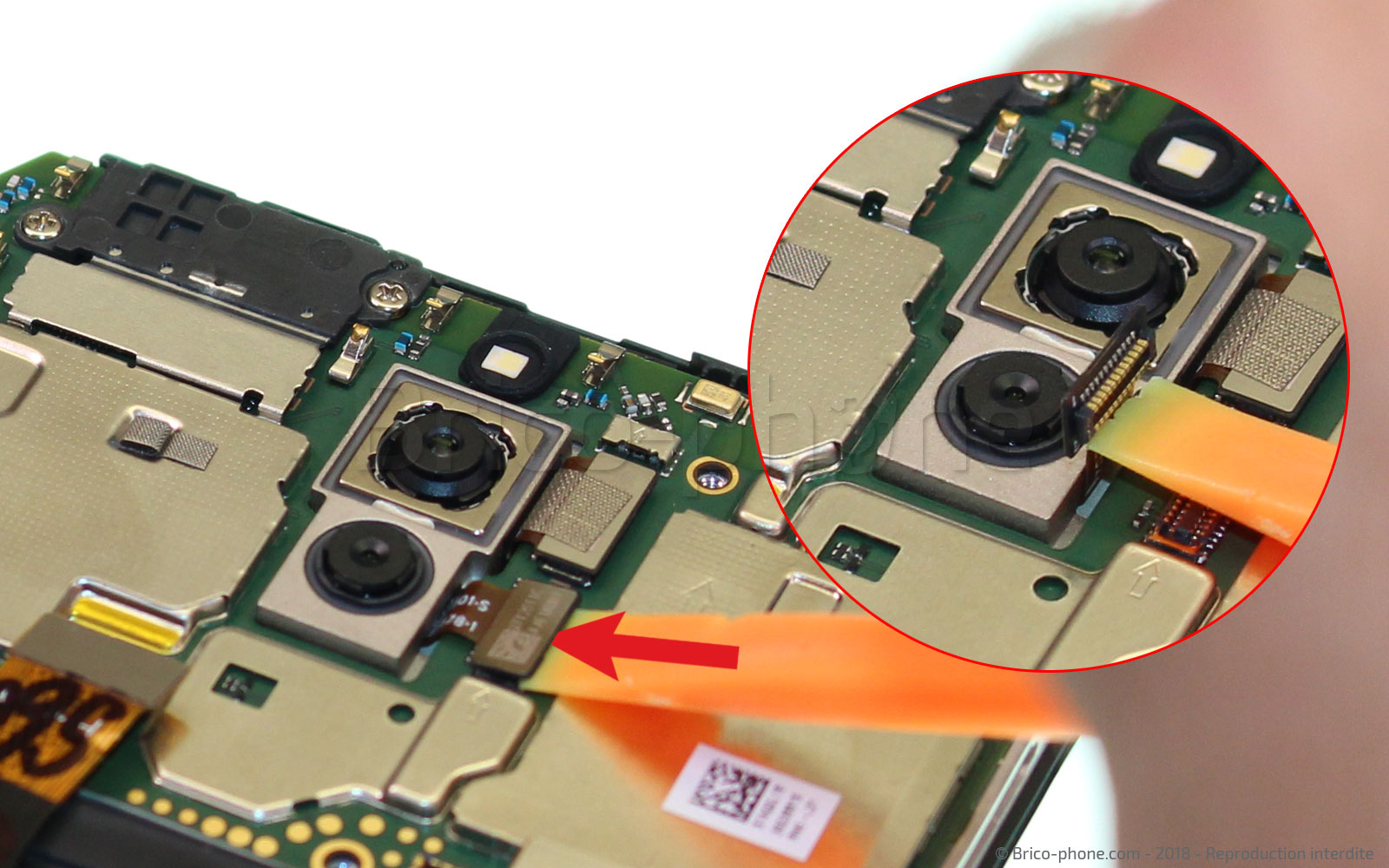 Changement d'écran (vitre+LCD+batterie) sur Mate 10 Lite photo 3