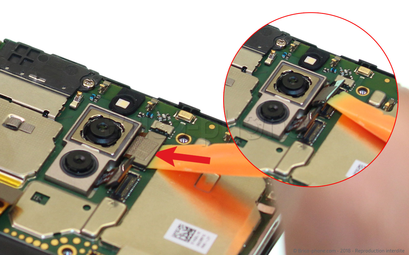 Changement d'écran (vitre+LCD+batterie) sur Mate 10 Lite photo 4