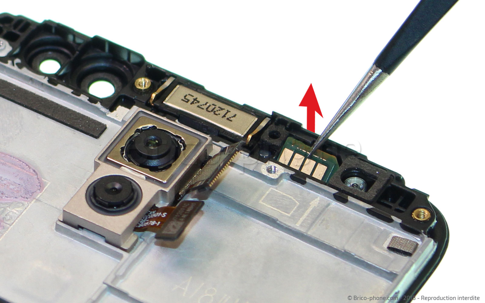 Changement d'écran (vitre+LCD+batterie) sur Mate 10 Lite photo 1