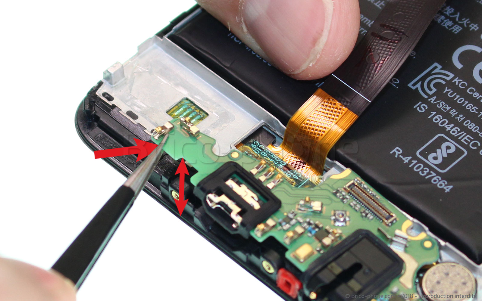 Changement d'écran (vitre+LCD+batterie) sur Mate 10 Lite photo 1