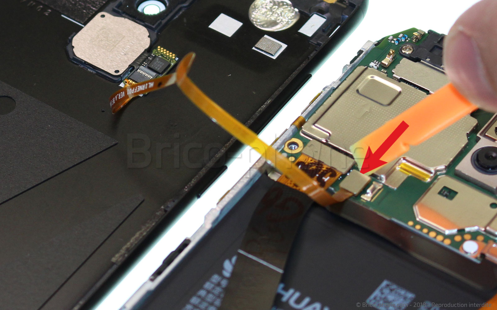 Changement de coque arrière sur Mate 10 Lite photo 3